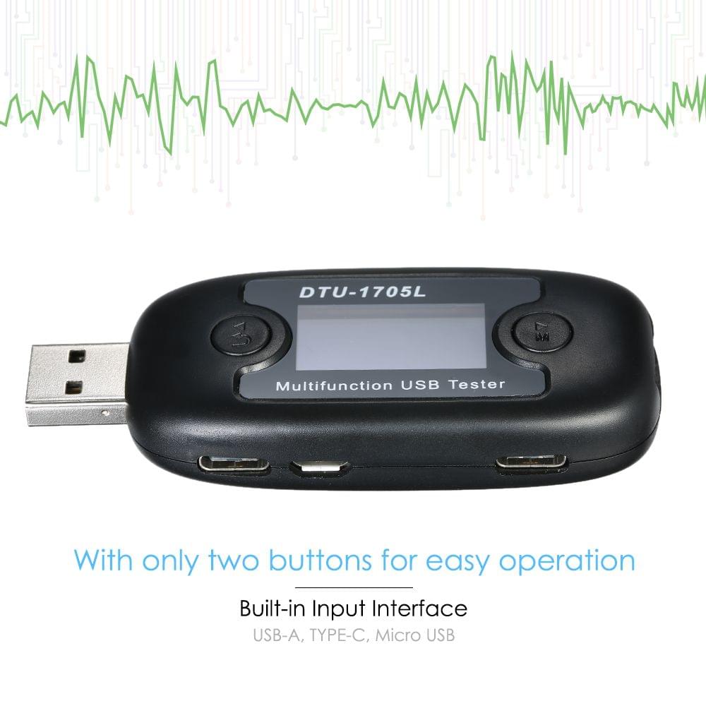 Multi-functional USB Tester Voltage Current Power Meter