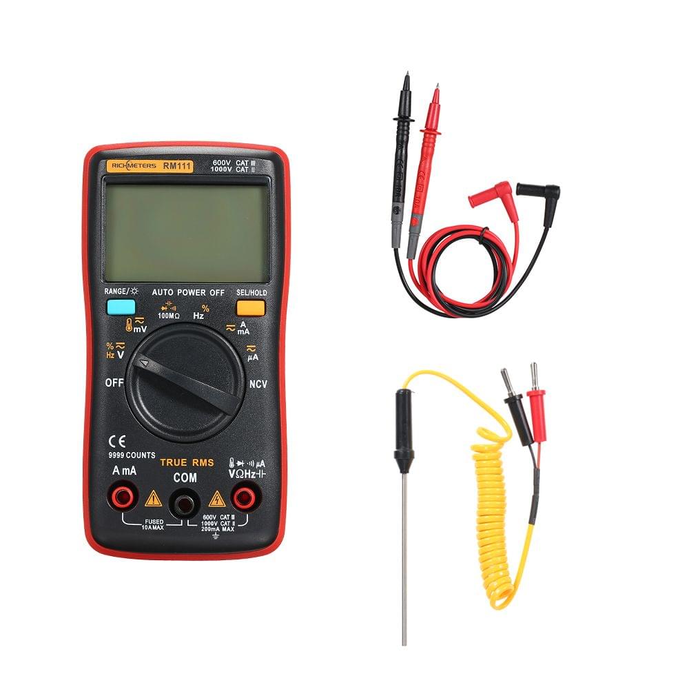 Richmeters RM111 NCV True-RMS Digital Multimeter Auto Range