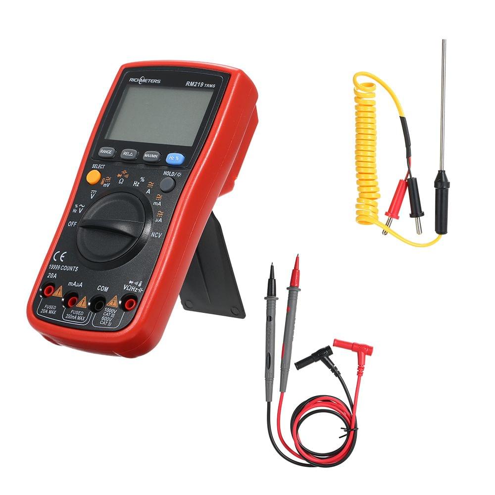 RM219 True-RMS 19999 Counts Auto Range Digital Multimeter