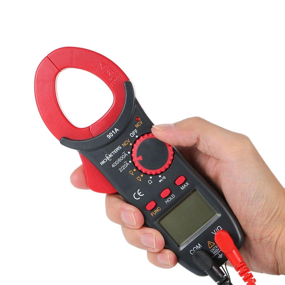 Richmeters RM901A Digital Clamp Meter Portable 4000 Counts