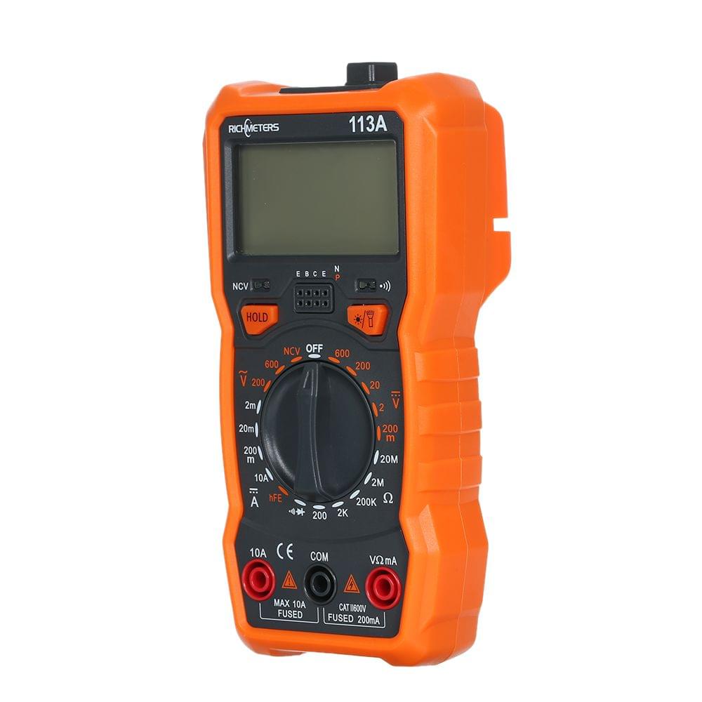 Richmeters RM113A NCV Digital Multimeter 2000 Counts HFE