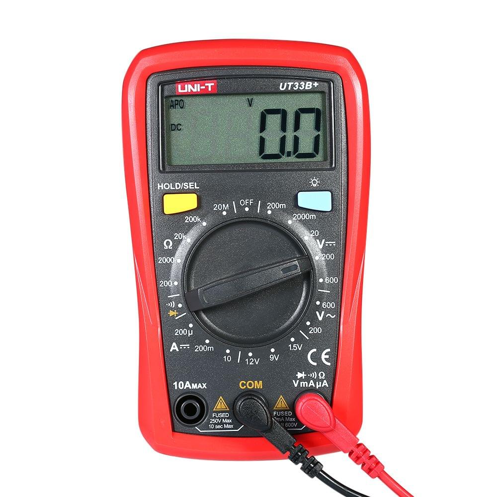 UNI-T UT33B+ Handheld LCD Digital Multimeter DC/AC Voltage