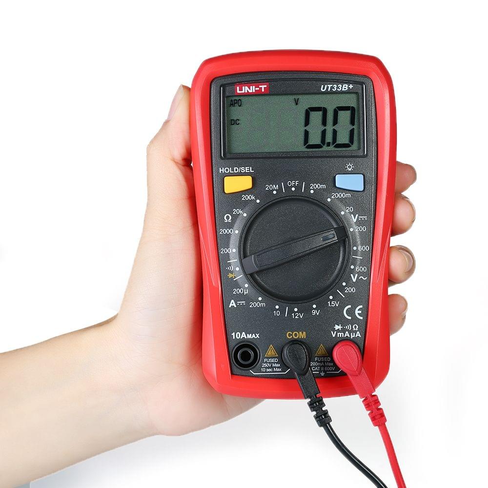 UNI-T UT33B+ Handheld LCD Digital Multimeter DC/AC Voltage