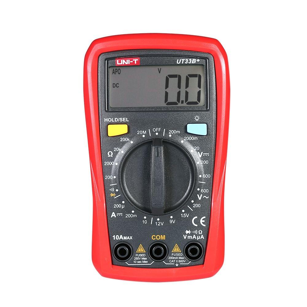 UNI-T UT33B+ Handheld LCD Digital Multimeter DC/AC Voltage