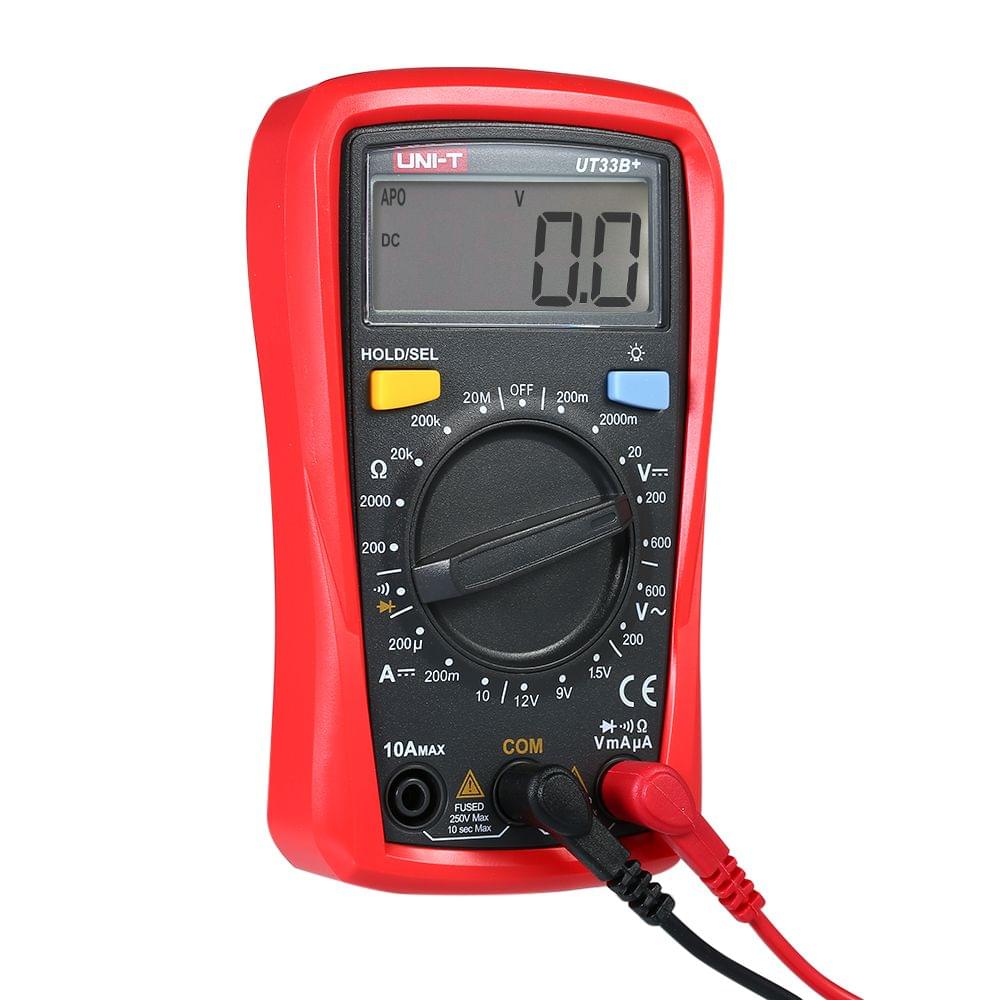 UNI-T UT33B+ Handheld LCD Digital Multimeter DC/AC Voltage