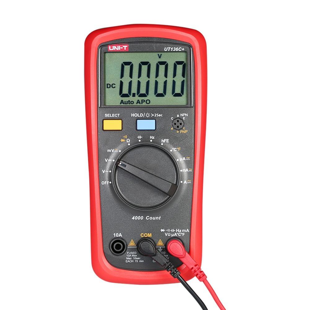 UNI-T UT136C+ LCD Digital Multimeter DC/AC Voltage Current