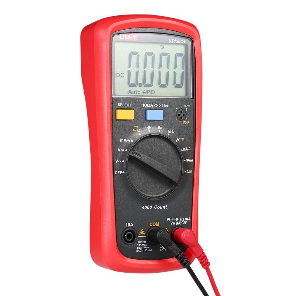 UNI-T UT136C+ LCD Digital Multimeter DC/AC Voltage Current