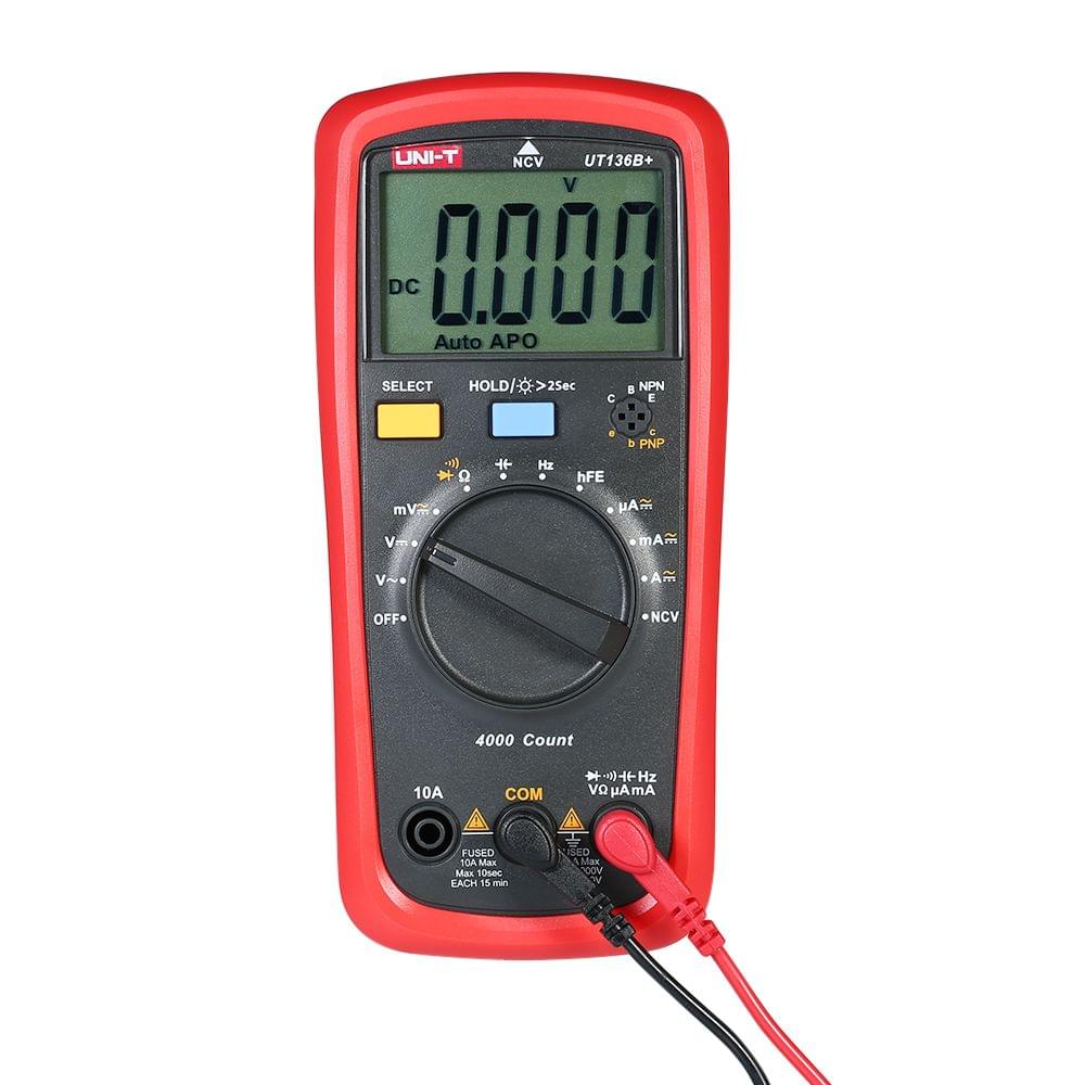 UNI-T UT136B+ LCD Digital Multimeter DC/AC Voltage Current