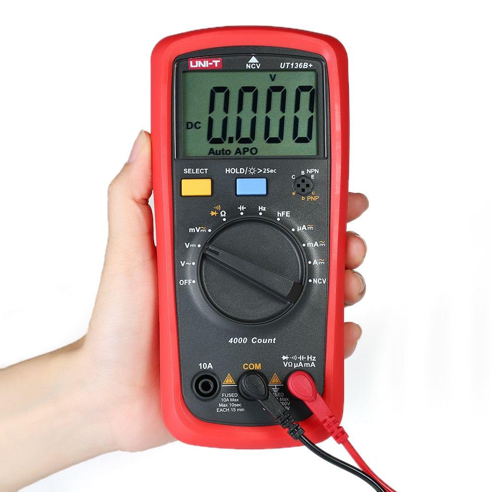 UNI-T UT136B+ LCD Digital Multimeter DC/AC Voltage Current