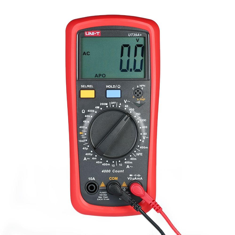 UNI-T UT39C+ LCD Digital Multimeter DC/AC Voltage Current