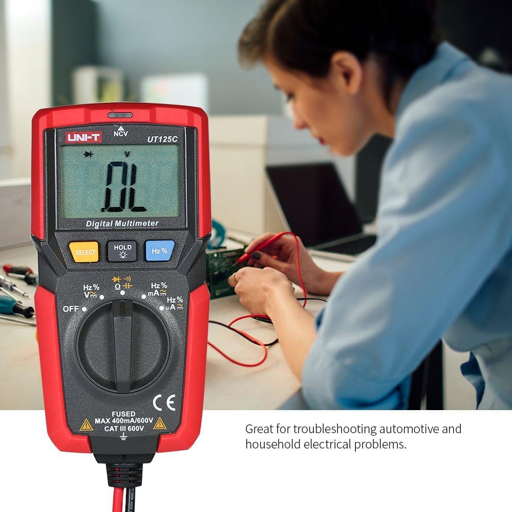 UNI-T UT125C Mini LCD Digital Multimeter DC/AC Voltage