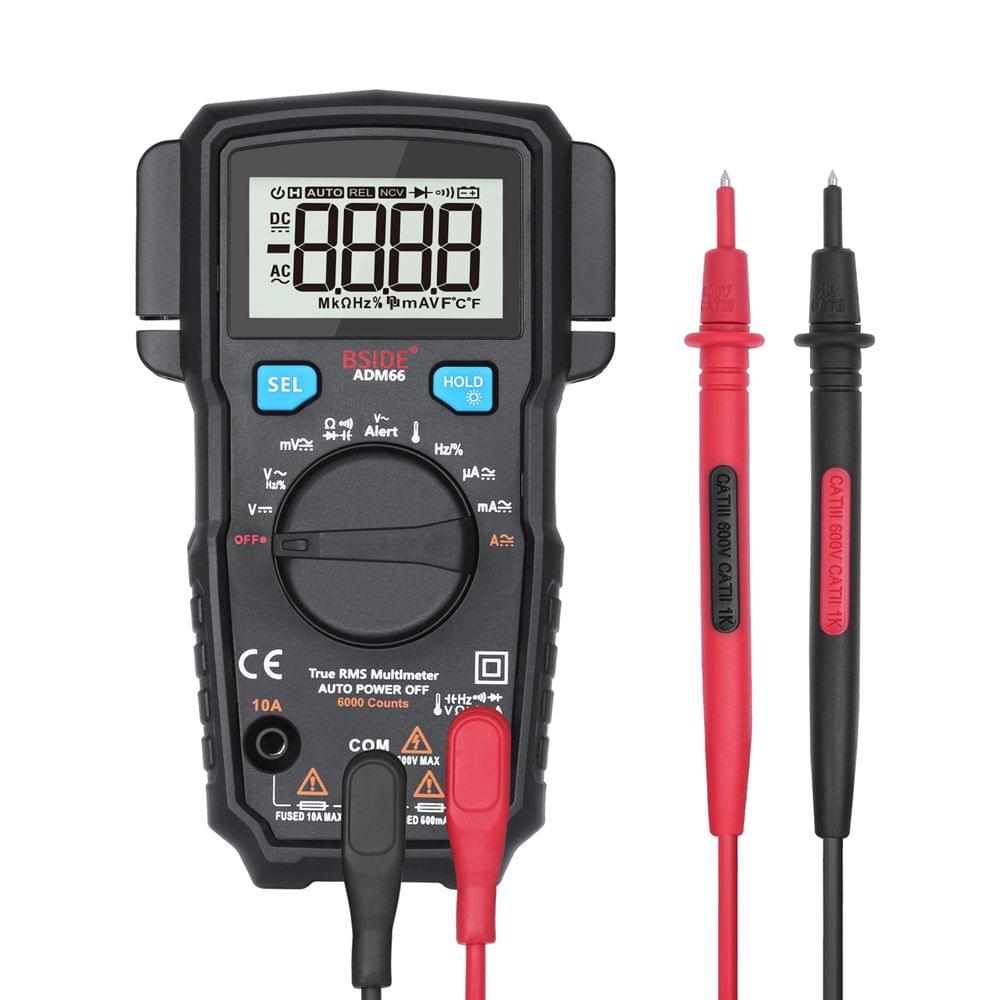 BSIDE Mini True RMS LCD Digital Multimeter DC/AC Voltage