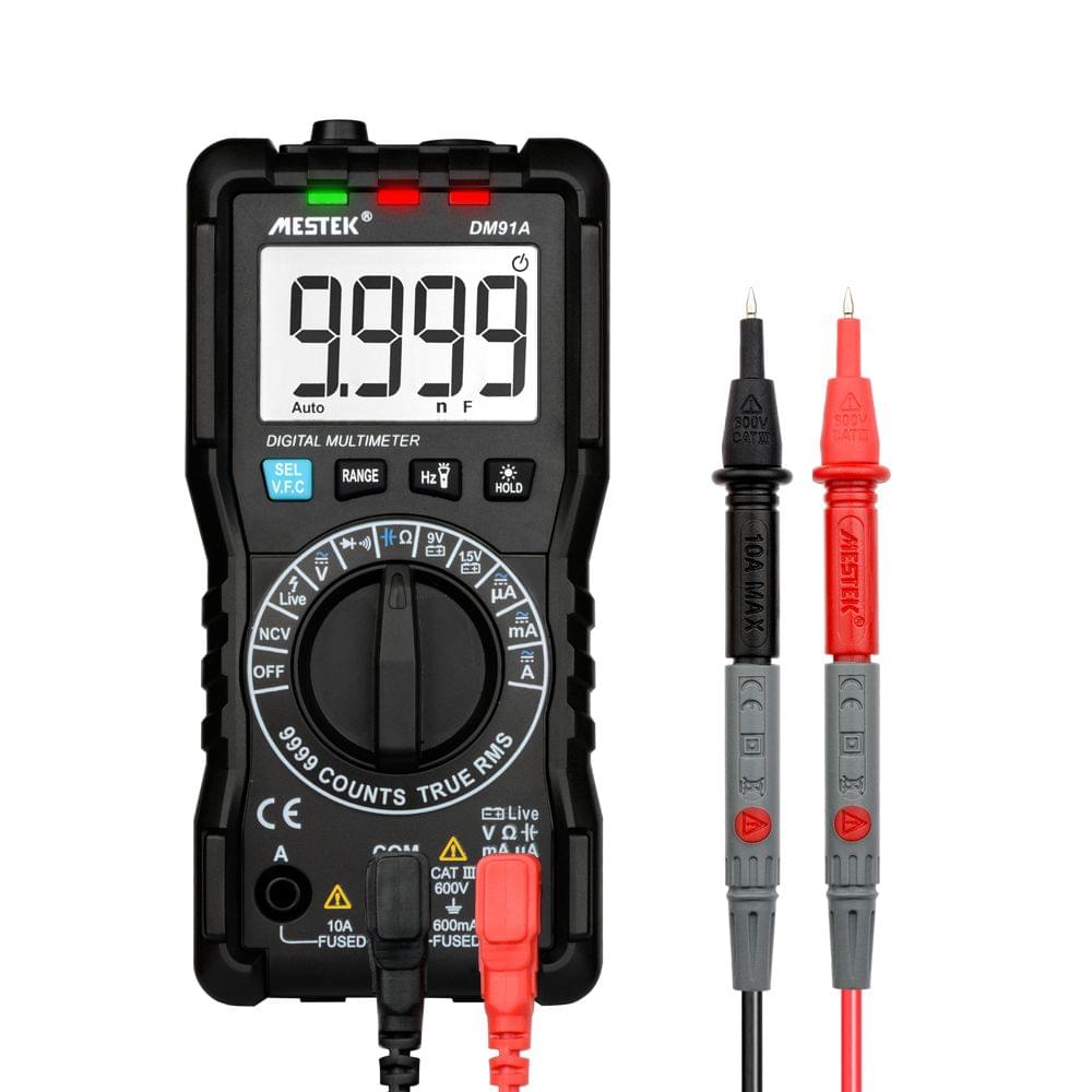 MESTEK 9999 Counts Digital Multimeter Full Protection Mini