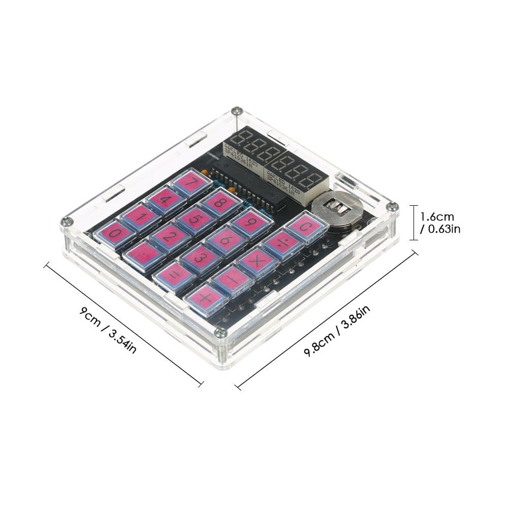 DIY MCU Calculator Kit Digital Tube Calculator with