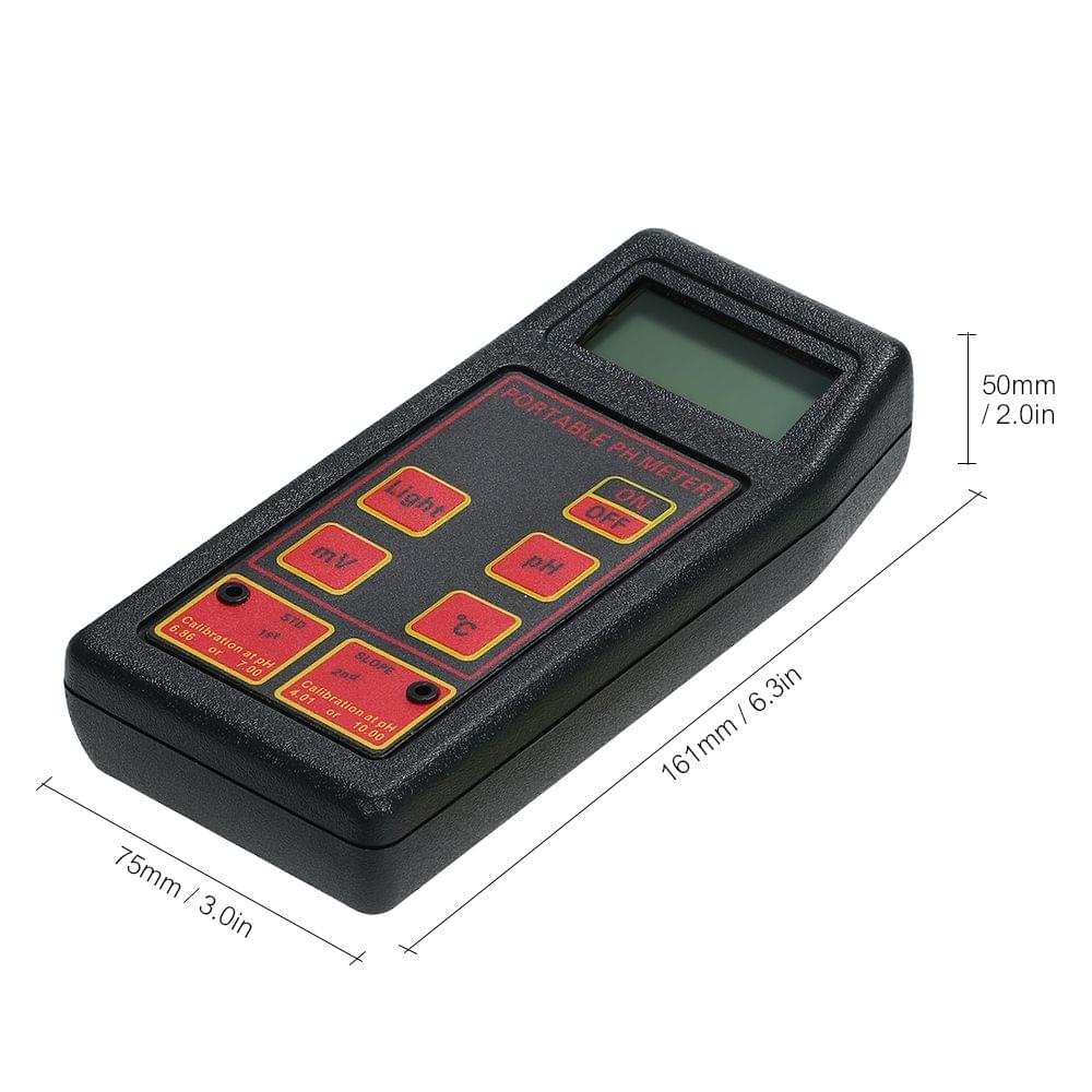 Professional Portable pH/ORP/TEMP Meter Water Detector