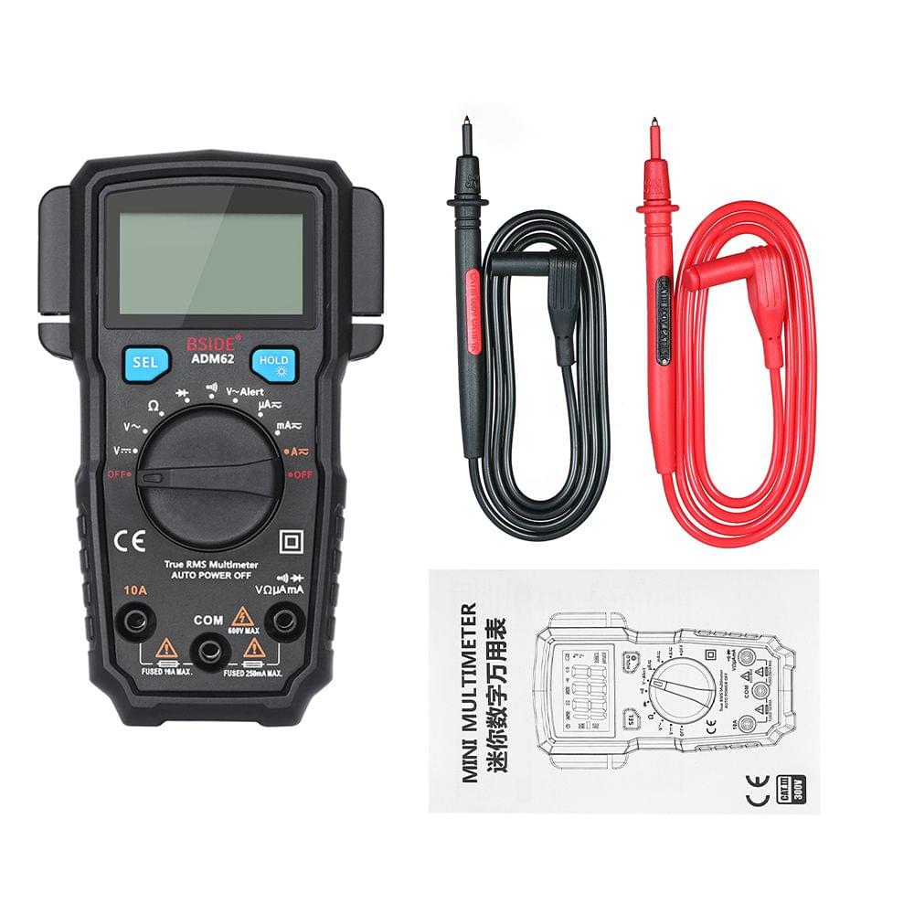 BSIDE Digital Multimeter 1999 Counts Full Protection Mini