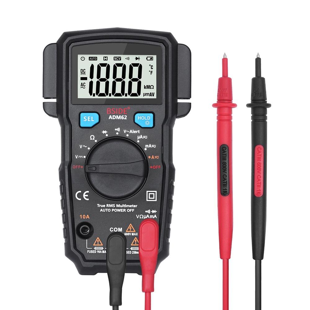 BSIDE Digital Multimeter 1999 Counts Full Protection Mini