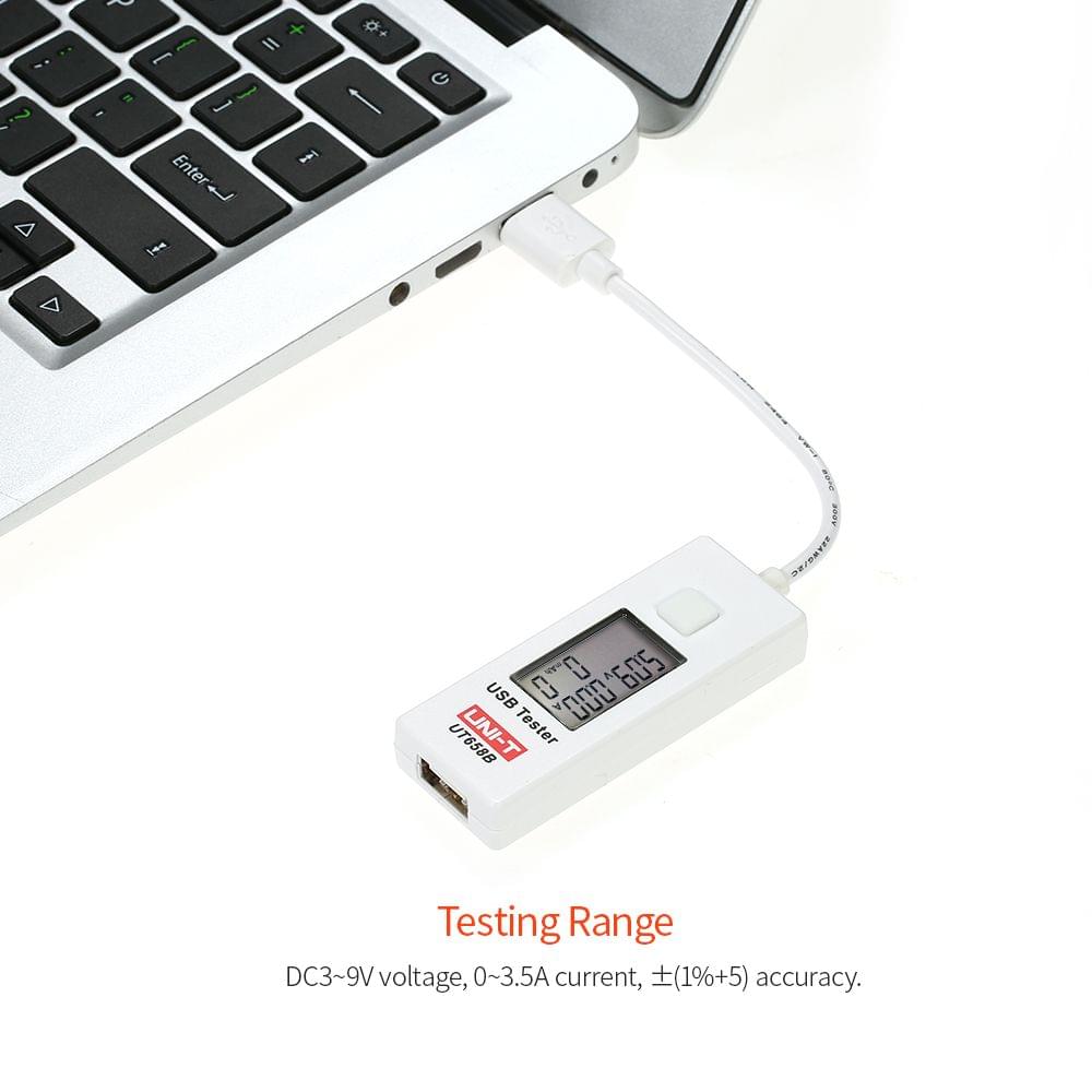 UNI-T UT658B USB LCD Digital Voltage Current Meter U Disk