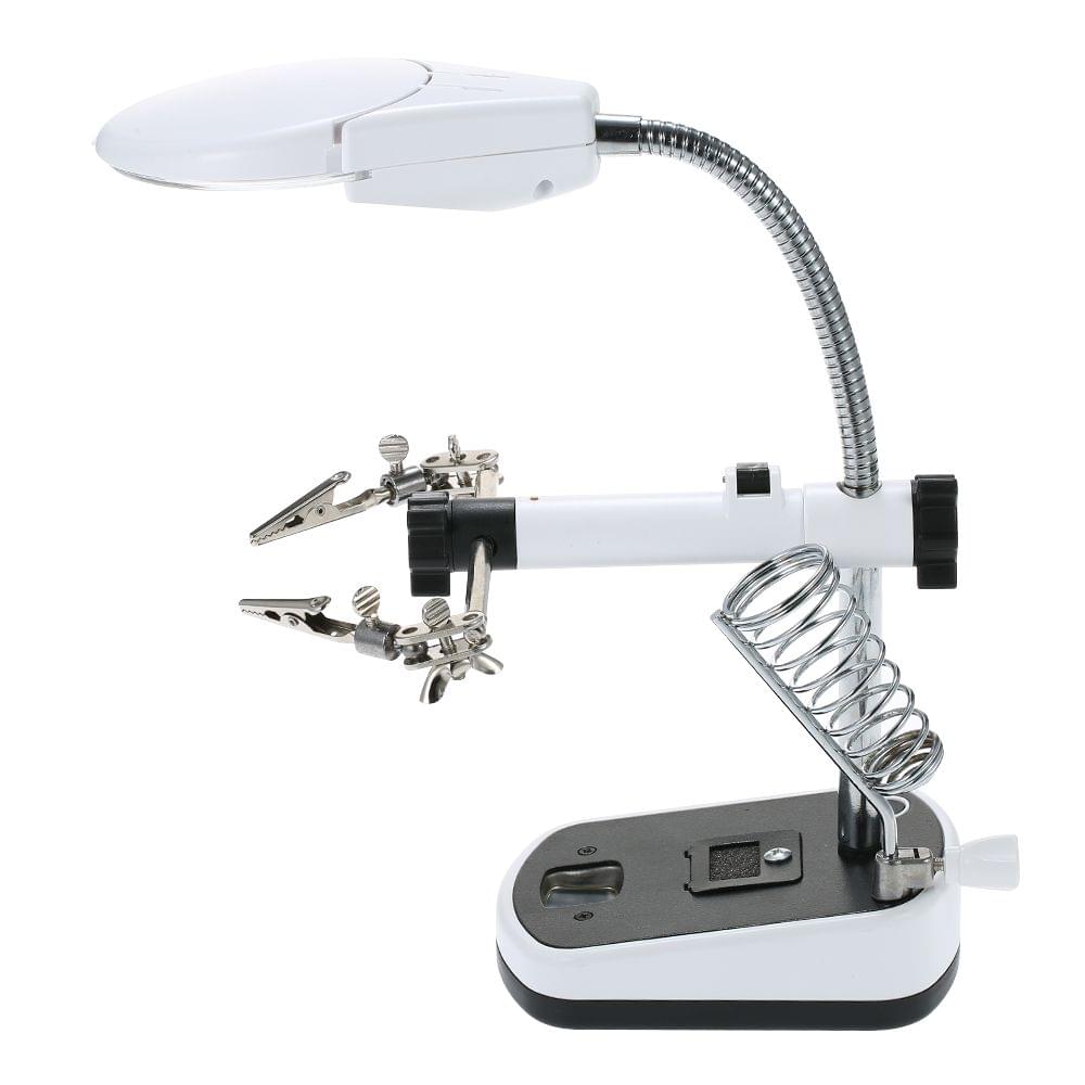 Magnifier with LED Light 3.5X 10X LED Light Magnifier - EU Plug