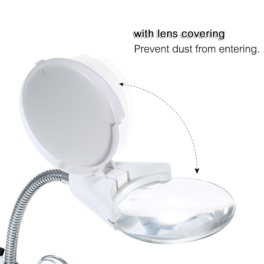 Magnifier with LED Light 3.5X 10X LED Light Magnifier - EU Plug