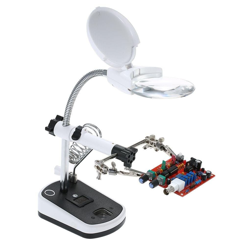 Magnifier with LED Light 3.5X 10X LED Light Magnifier - EU Plug