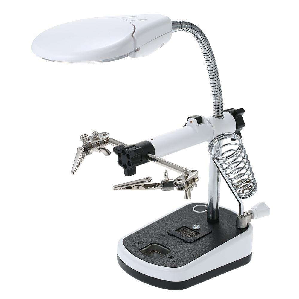 Magnifier with LED Light 3.5X 10X LED Light Magnifier - EU Plug