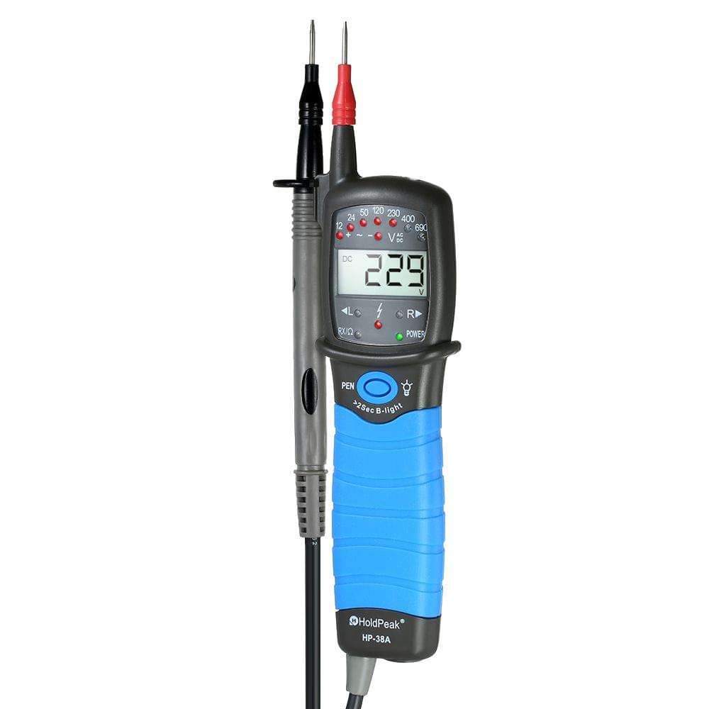 HoldPeak Contact Auto-range LCD AC/DC Voltage Tester