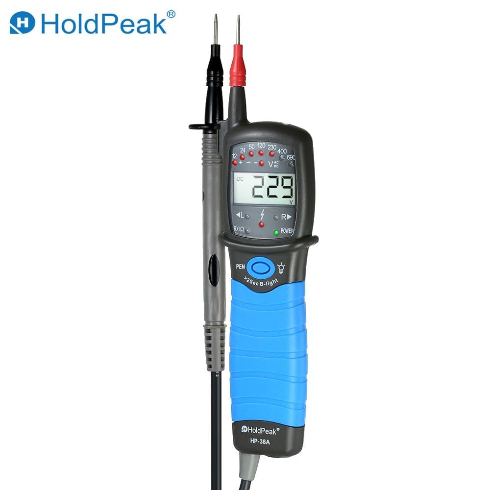 HoldPeak Contact Auto-range LCD AC/DC Voltage Tester