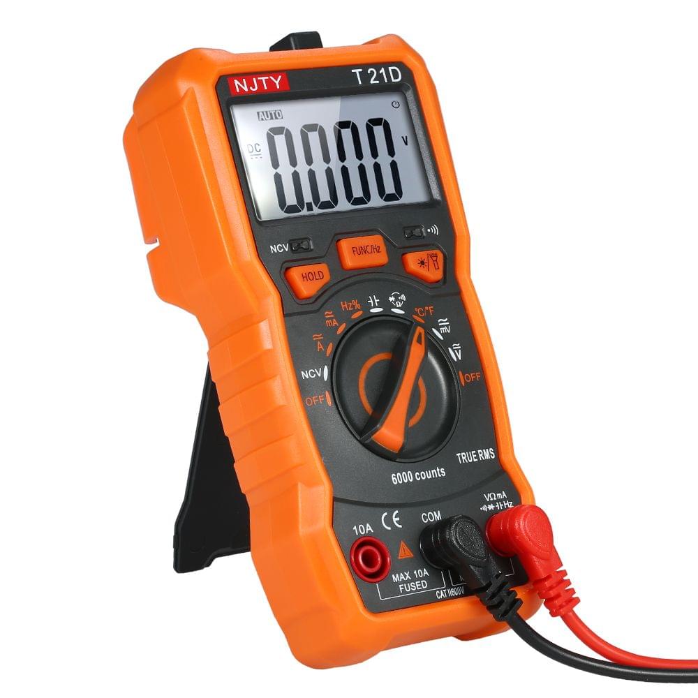 NJTY Mini Digital Multimeter 6000 Counts Multi-functional