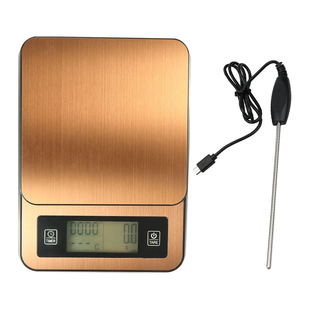 Timed Hand Made Coffee Electronic Scale with Temperature