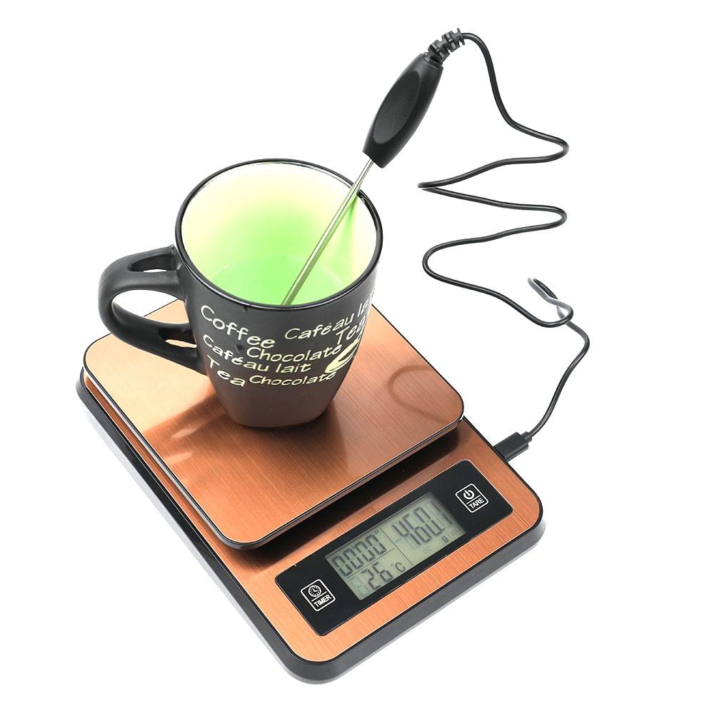 Timed Hand Made Coffee Electronic Scale with Temperature