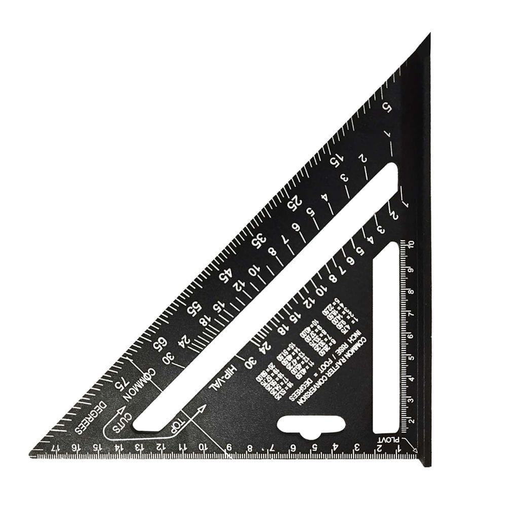 Aluminum Alloy Triangle Rulers 90 degrees 45 degrees Set