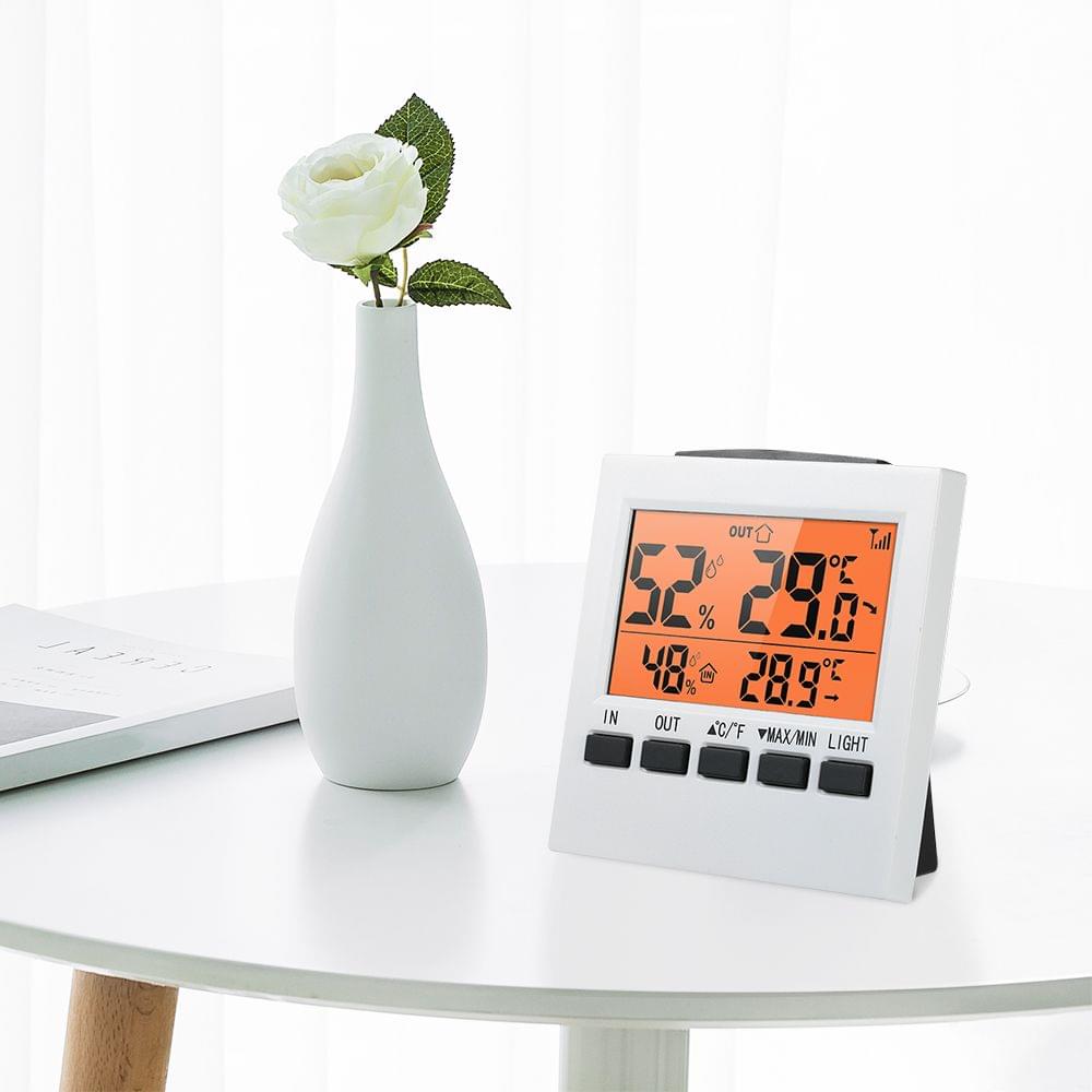 LCD Digital Wireless Indoor/Outdoor Thermometer Hygrometer