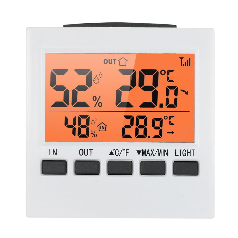 LCD Digital Wireless Indoor/Outdoor Thermometer Hygrometer