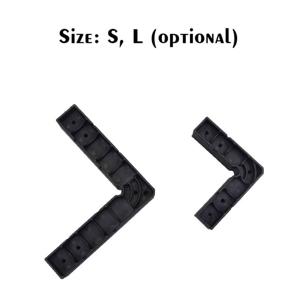 2pcs Plastic Precision 90?Right Angle Positioning Block Jig - L