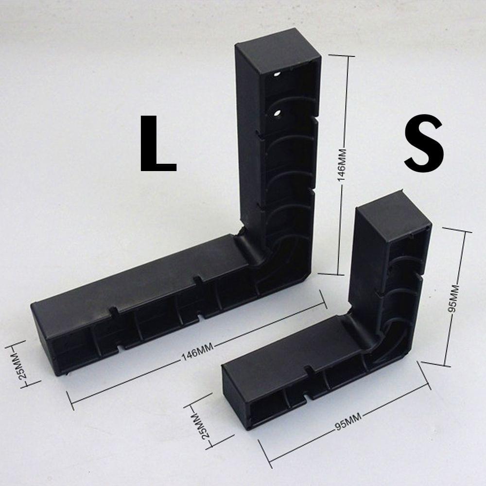 2pcs Plastic Precision 90?Right Angle Positioning Block Jig - S