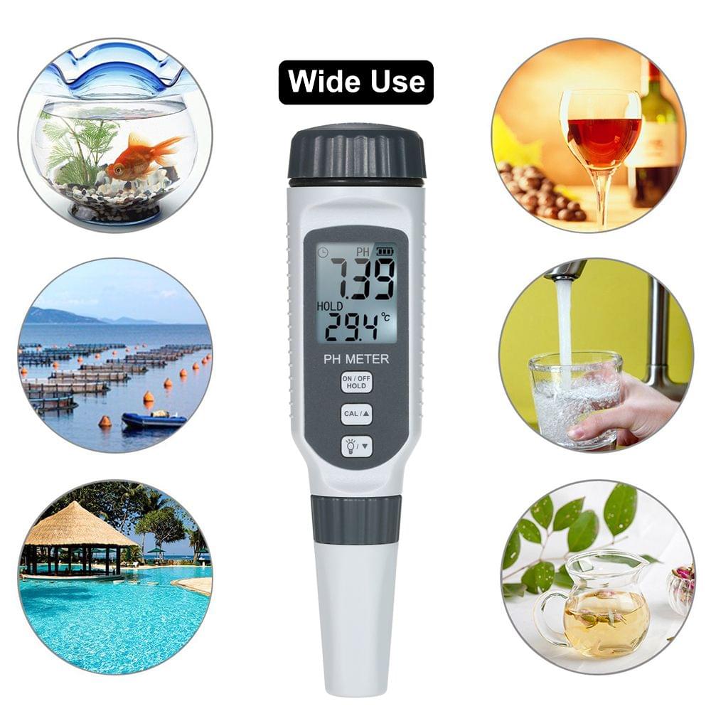 SMART SENSOR Professional pH Water Quality Tester High