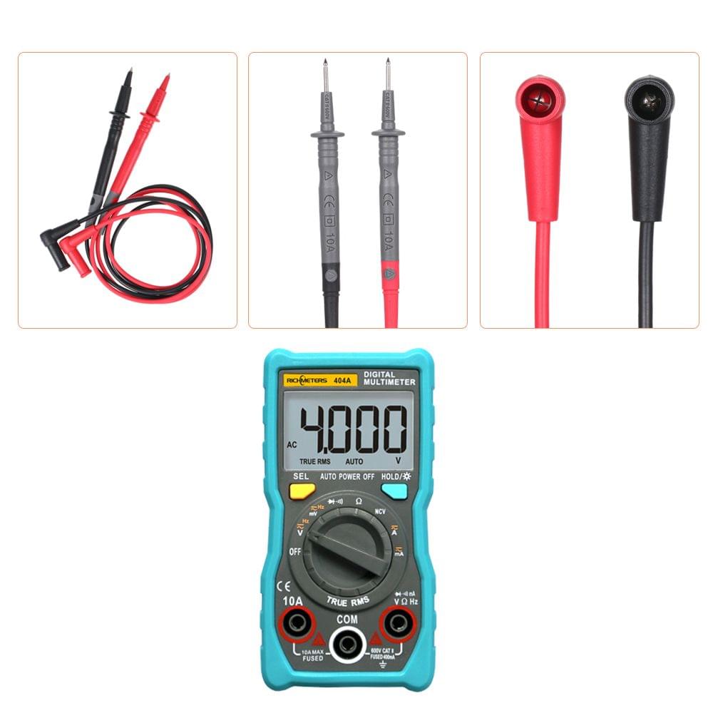 RICHMETERS 404A Digital Multimeter Auto-Ranging Ammeter