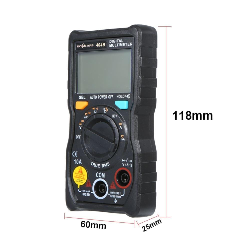 Handheld Digital Multimeter RM404B Multifunction Mini Multi