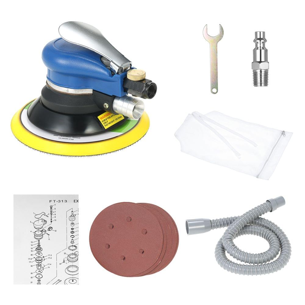 6 Inches 10000RPM Dual Action Pneumatic Air Sander Car Paint - US Connector