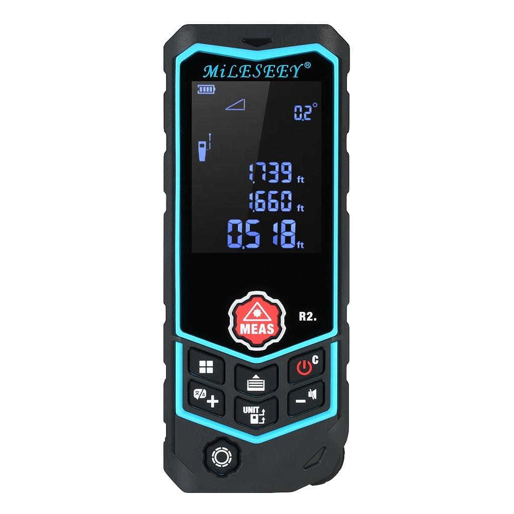 MiLESEEY Laser Distance Meter Handheld Digital Portable - 100m