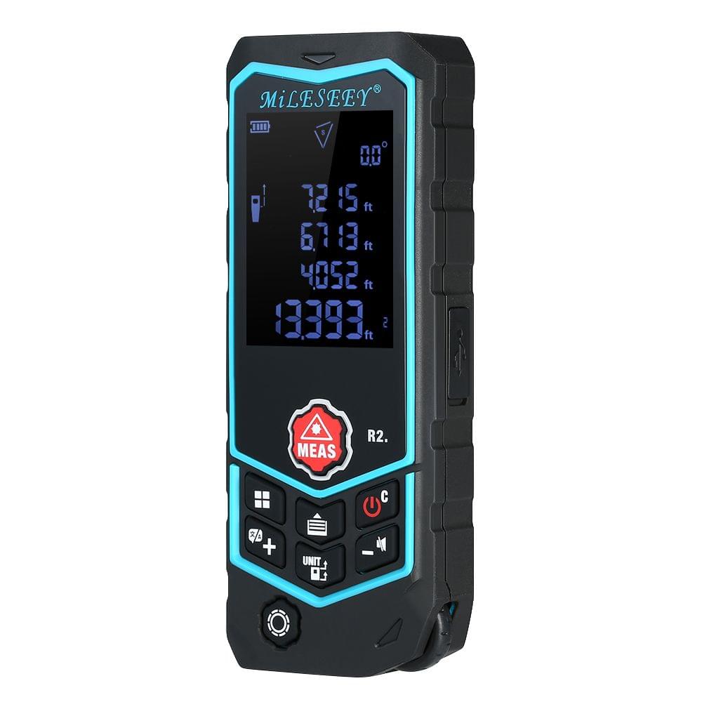 MiLESEEY Laser Distance Meter Handheld Digital Portable - 100m