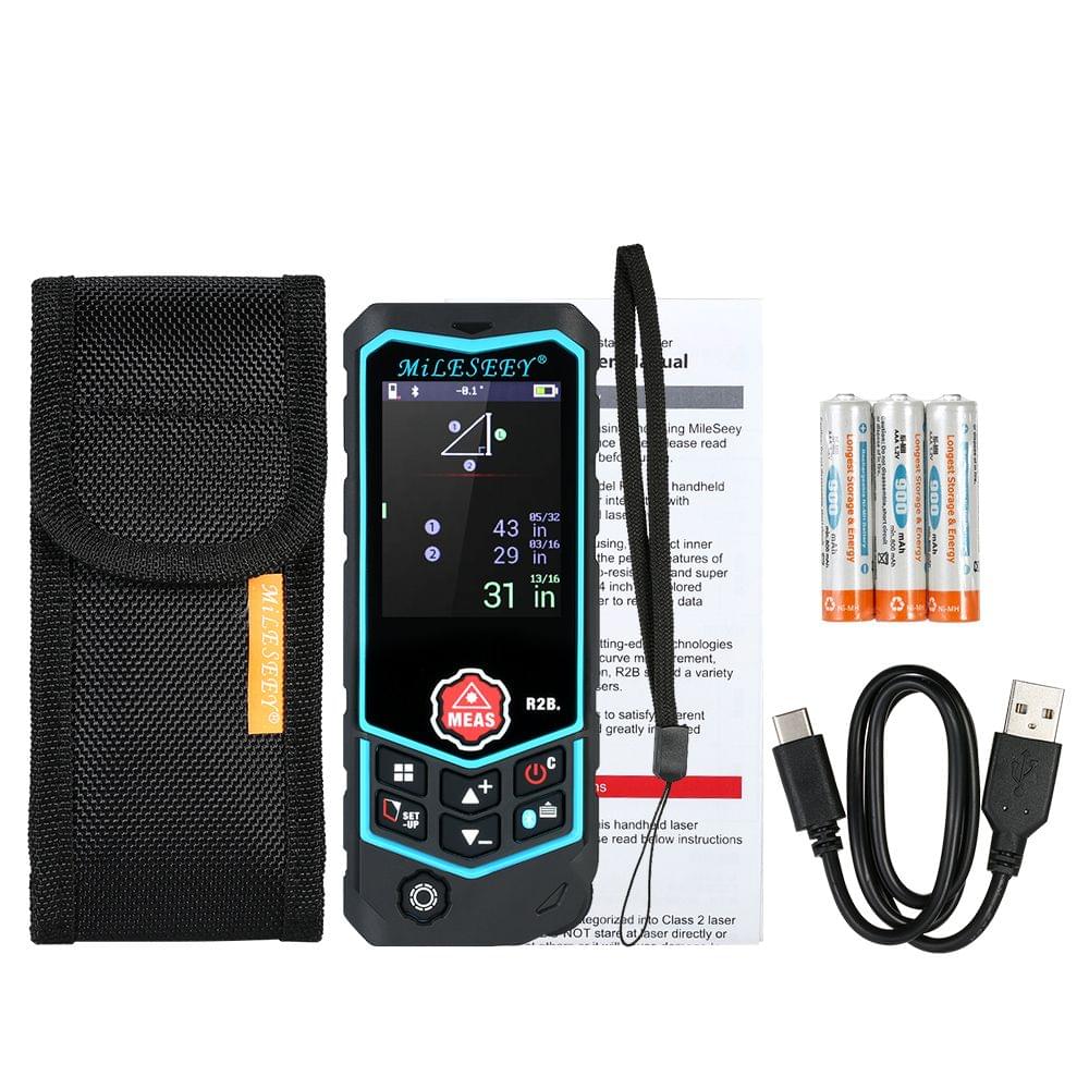 MiLESEEY Bluetooth Laser Distance Meter APP Control Handheld - 40m