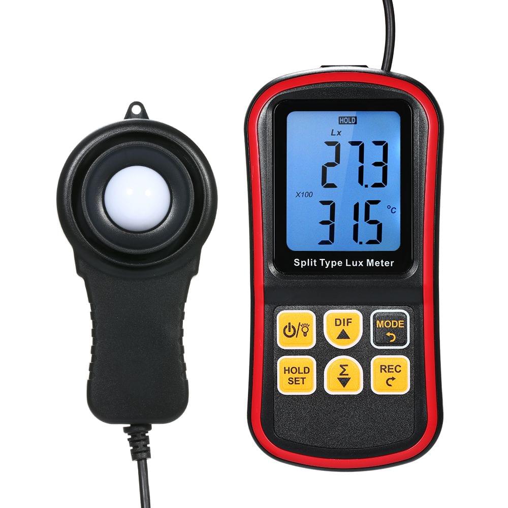 Digital Lux Meter BT Photometer Luxmeter Split Type LCD