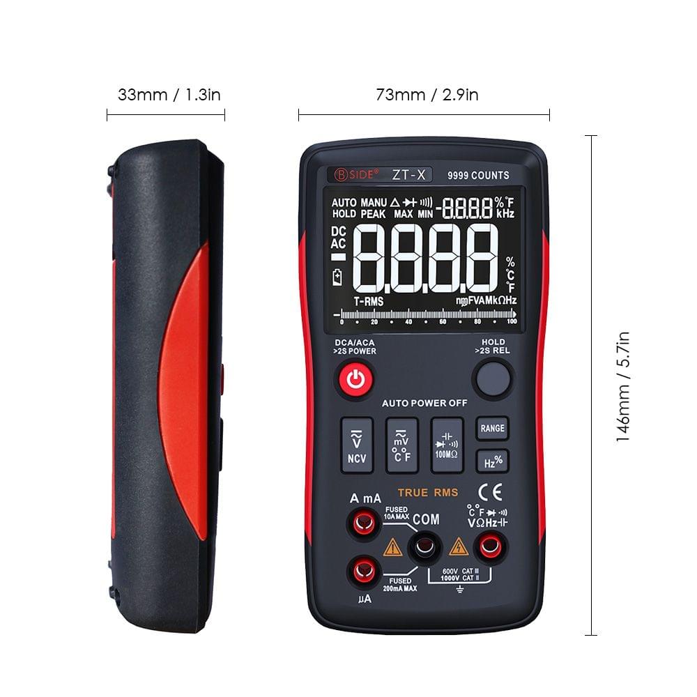 BSIDE Digital Multimeter True-RMS Touch-tone Handheld Multi