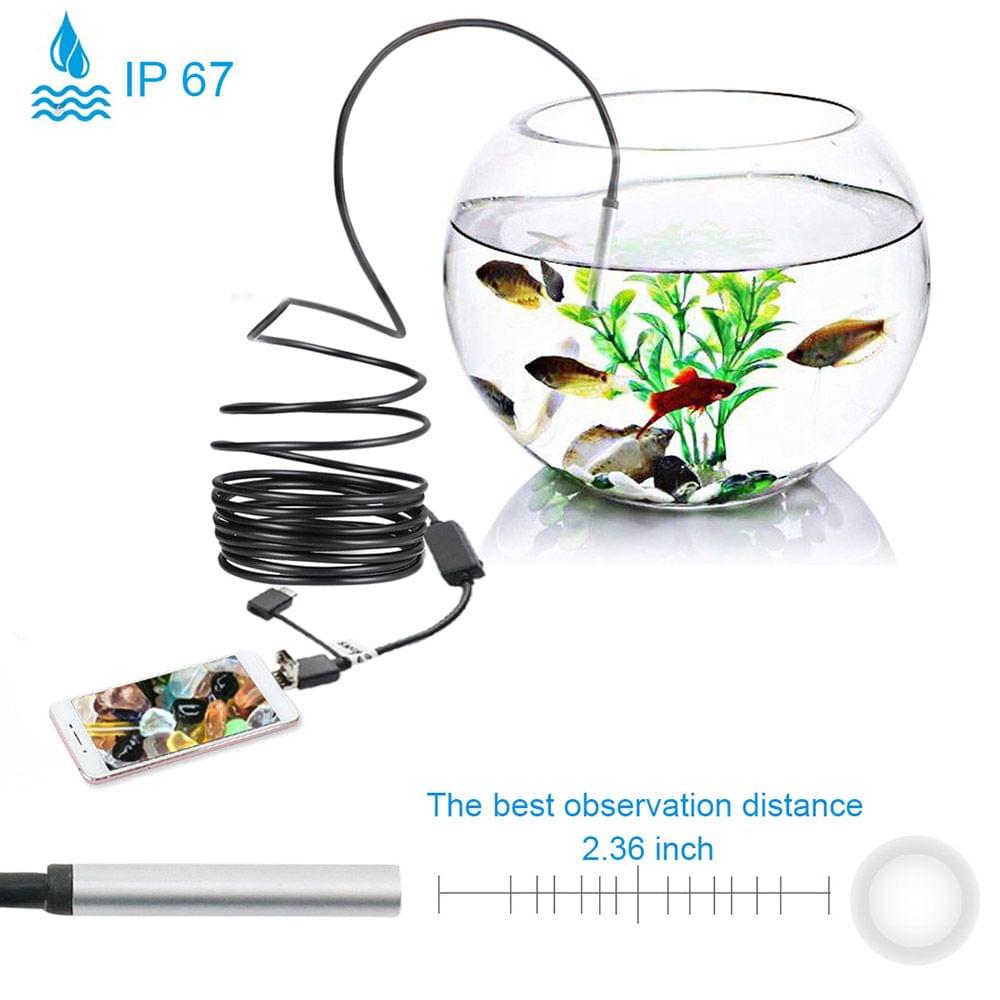 3-in-1 USB2.0 Micro USB Type-C Endoscope Inspection