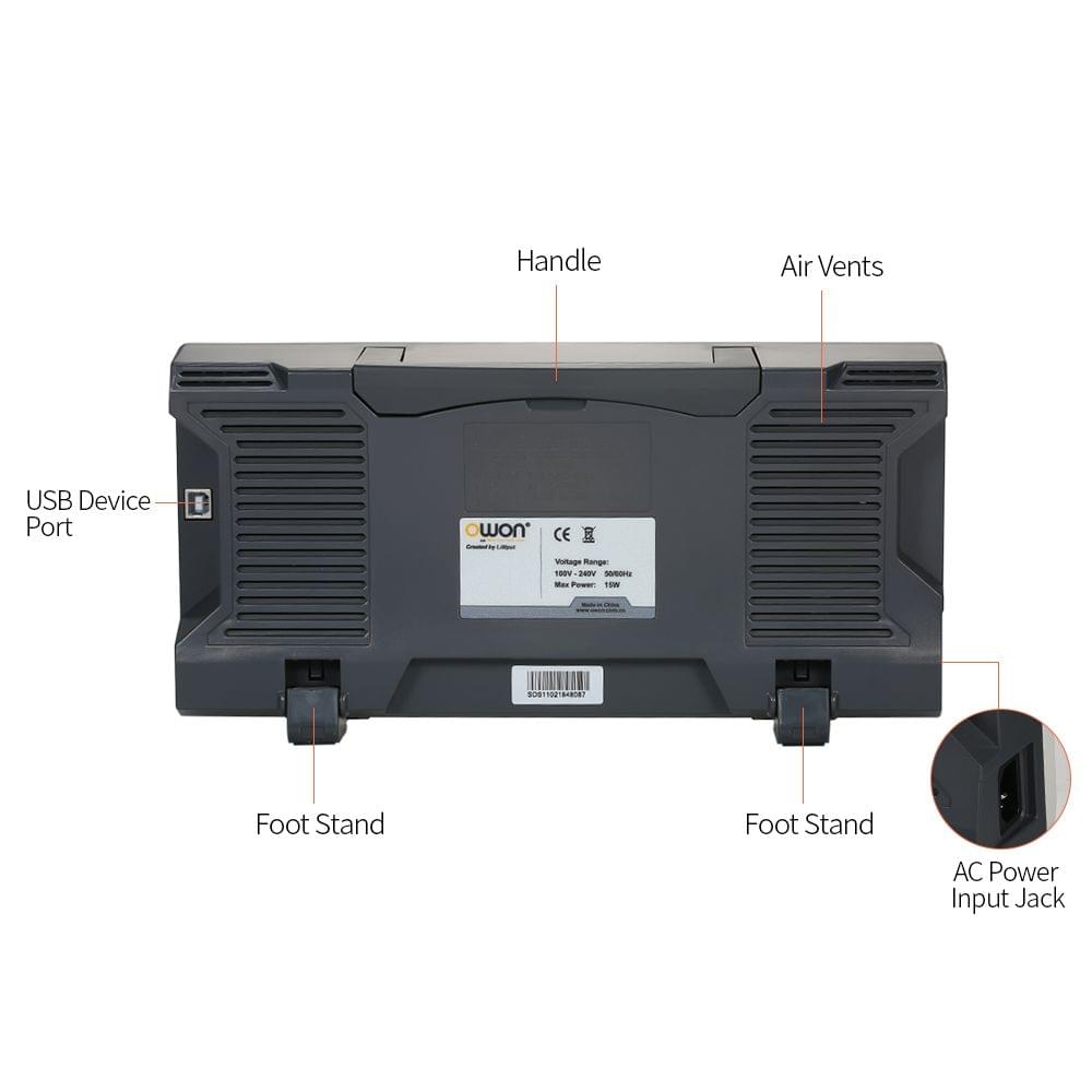 Owon SDS1022 Oscilloscope Oscillometer Digital Storage - UK Plug