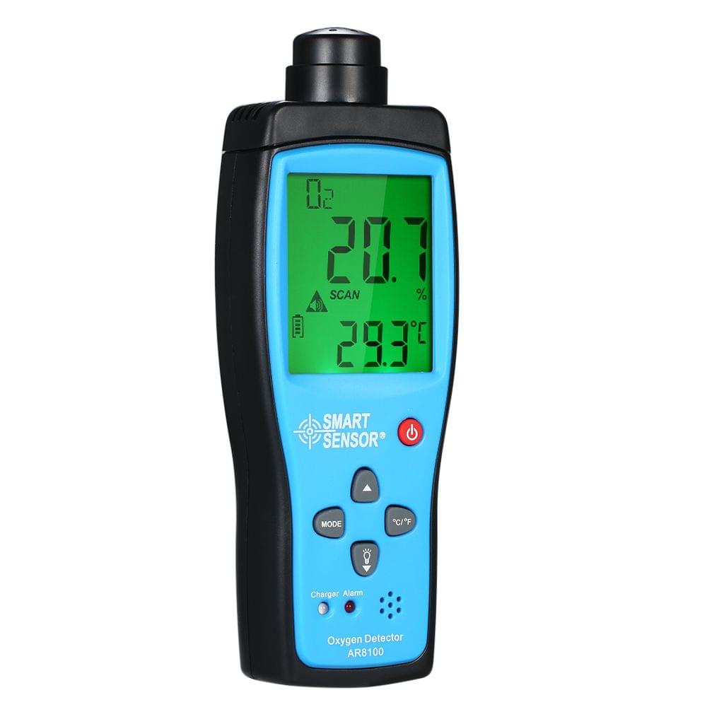 SMART SENSOR Oxygen Meter Digital Portable Automotive O2 Gas