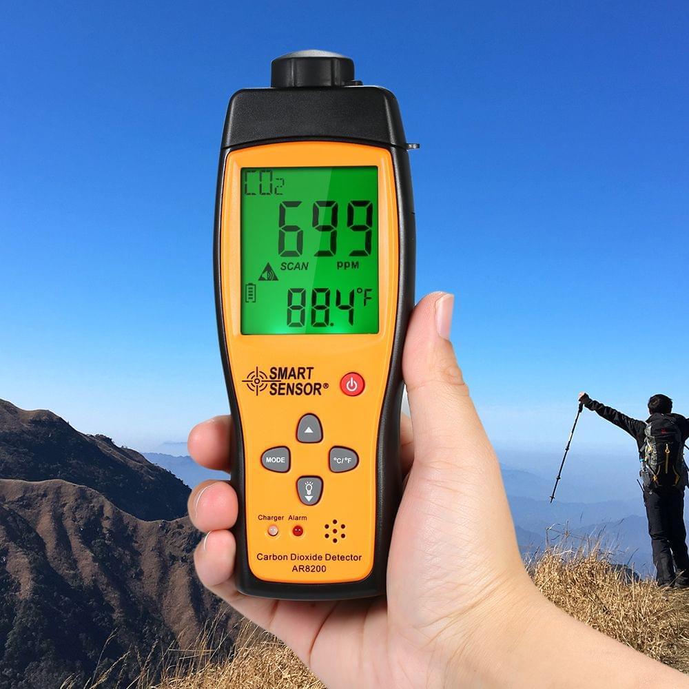 Smart Sensor Carbon Dioxide Detector Portable CO2 Meter Gas