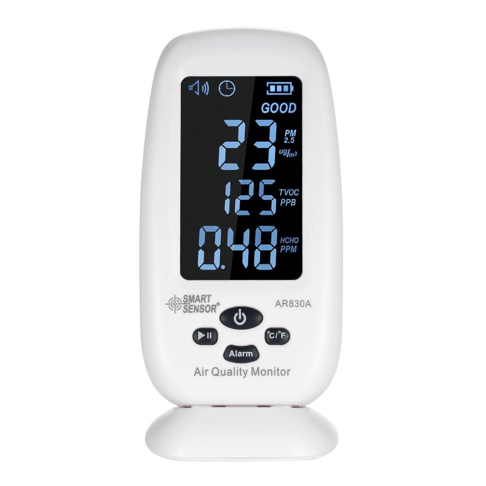 Smart Sensor 5-in-1 Digital Air Quality Monitor with - EU Plug